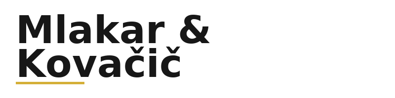 Mlakar & Kovačič logo